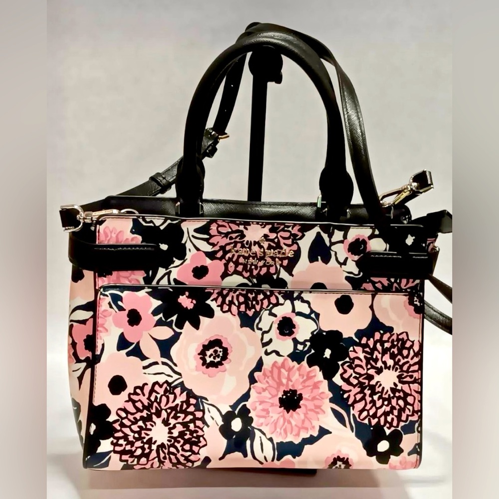 Kate Spade Staci Medium Crossbody Satchel, Dahlia Print